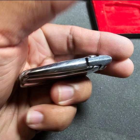 Vintage Ronson Premiere Silver Tone Gold Accent Adonis Varaflame Lighter In Case - Picture 4 of 9